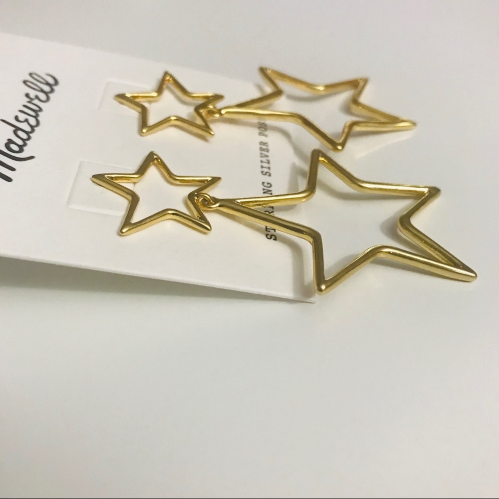 Madewell Night Star Statement Earrings NWT LAST - Picture 4 of 7